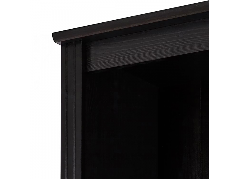Kit com 3 estantes com portas nas laterais em Madeira Maciça – na cor nibs| Coleção Biblioteca